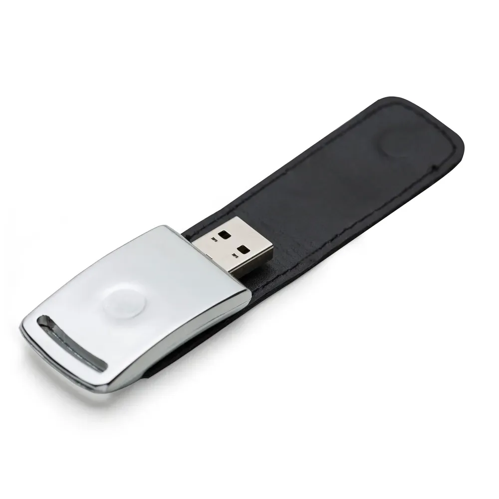 Pen Drive de Couro 4GB