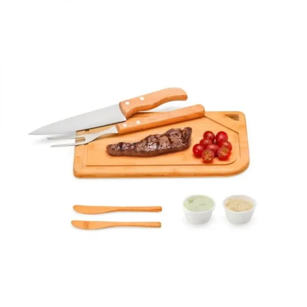 KIT PARA CHURRASCO - 7 PÇS