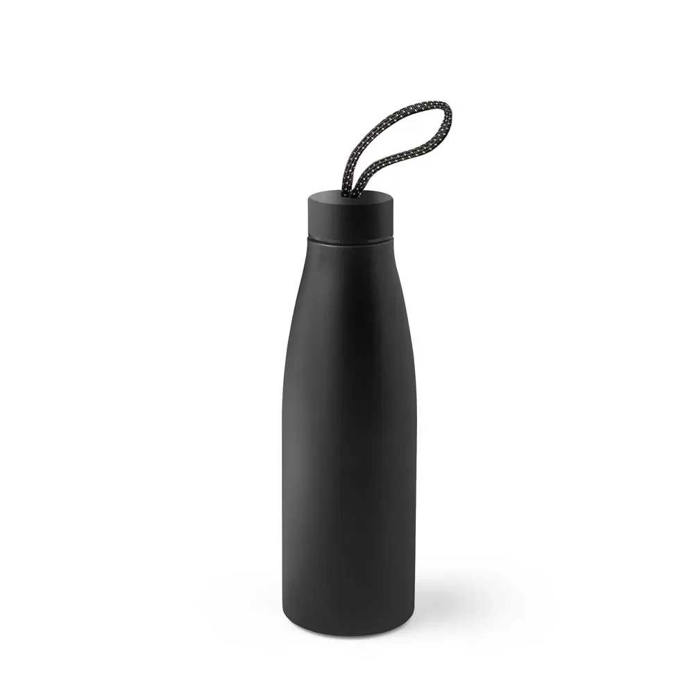 MORGAN. Squeeze em aço inox 90% reciclado, de parede simples 710 mL