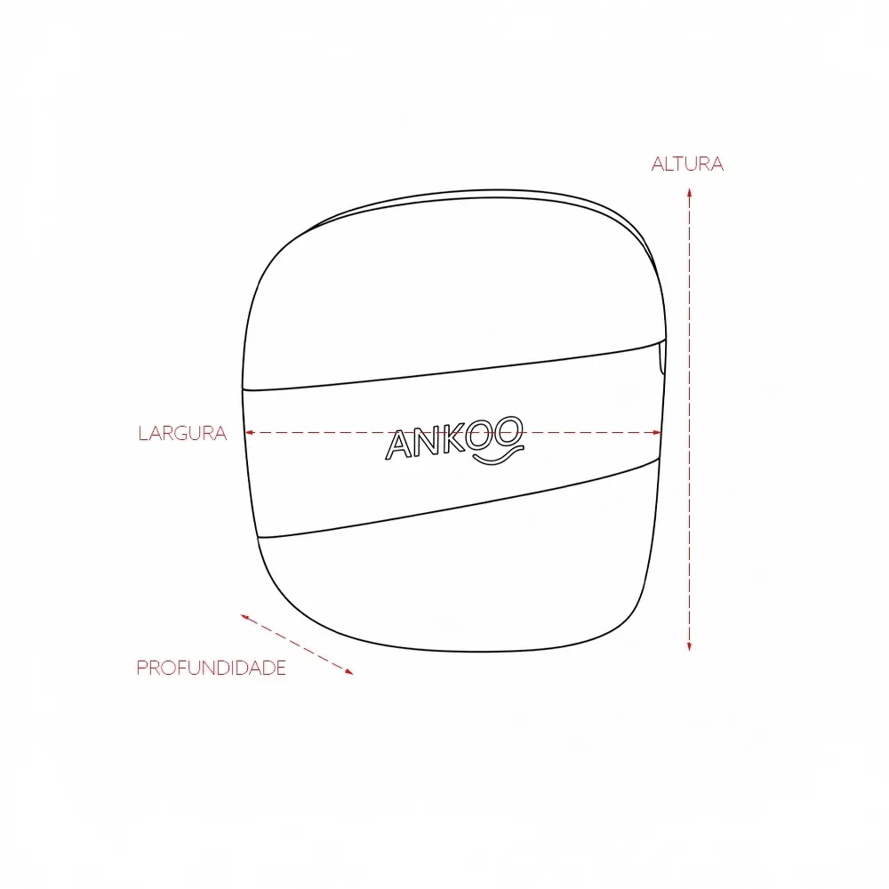 Fone de Ouvido Bluetooth com Case Carregador