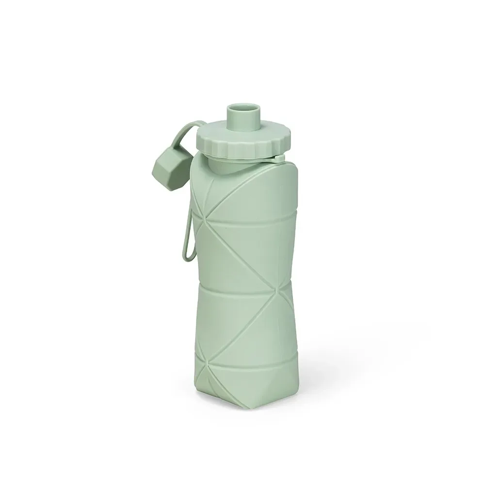 Garrafa Dobrável Silicone 600ml