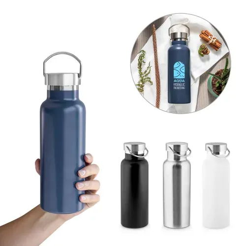 DUPLANTIS. Garrafa em aço inox 36% reciclado com isolamento a vácuo 810 mL