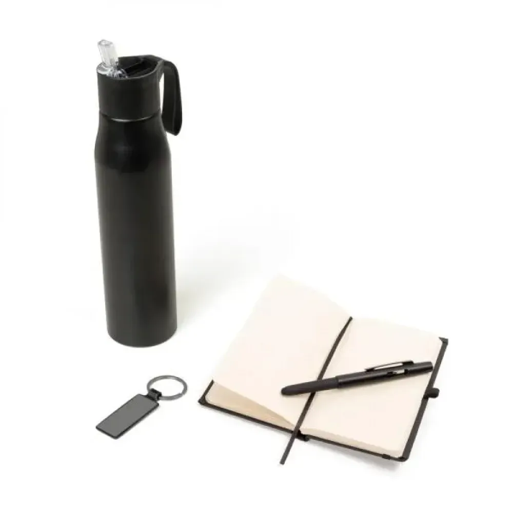 KIT GARRAFA E ACESSÓRIOS - 4 PÇS