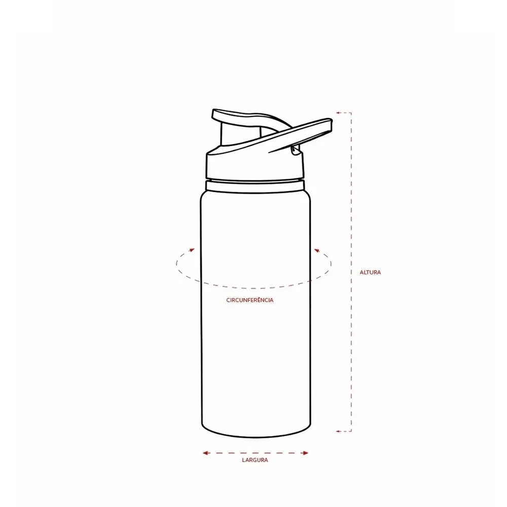 Squeeze Alumínio 650ml