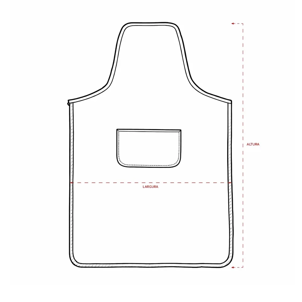 Avental Poliéster PVC Mescla