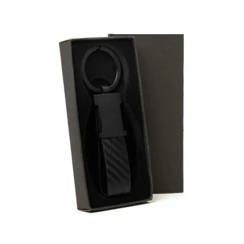 CHAVEIRO EM METAL/PU - PRETO