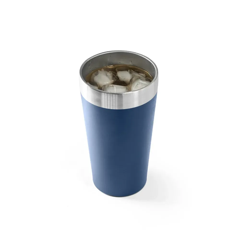 HALPERT. Copo de viagem em aço inox térmico, com parede dupla isolada a vácuo 540 mL