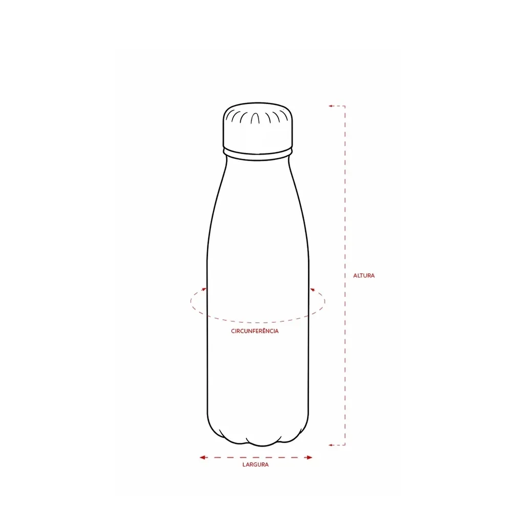 Garrafa Alumínio 550ml