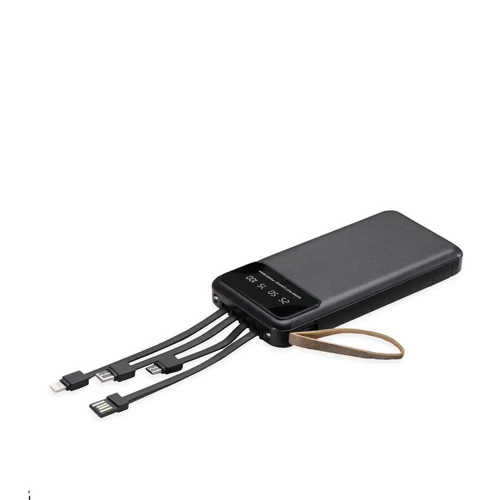 Power Bank 10.000mAh com Lanterna e Multissaídas