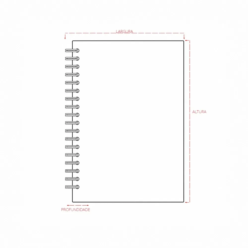 Caderno Laminado Com Pauta